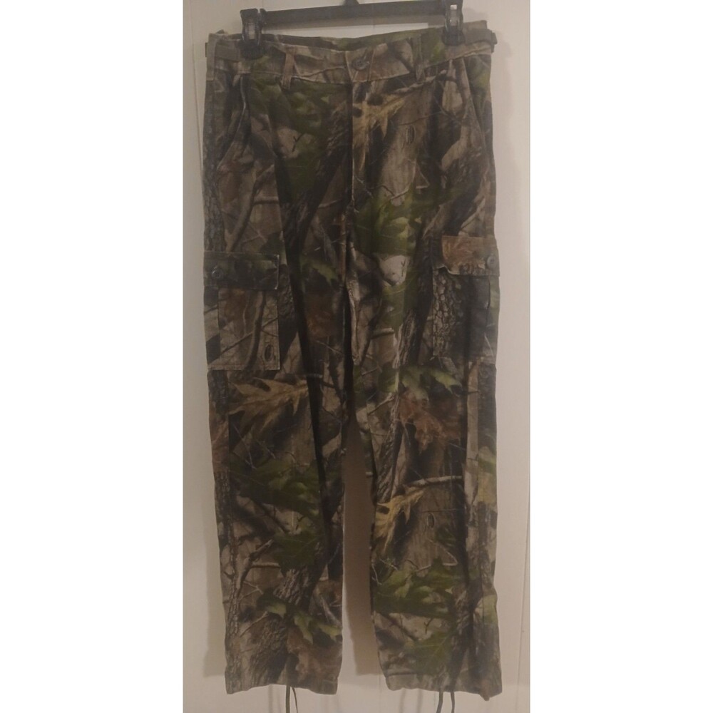 Vintage Ranger Pants Mens Small Brown Camo Twill Cargo Hunting Duck Deer